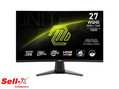 MSI MAG 27CQ6F 27 WQHD 180HZ 1MS Curved Monitor