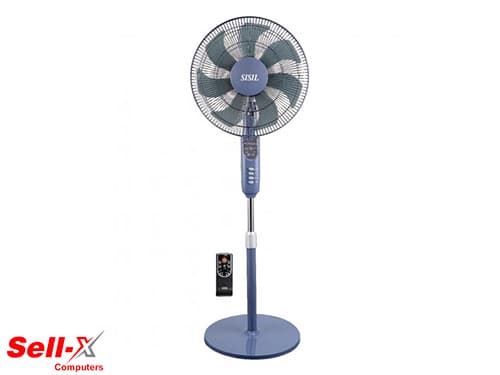SISIL Pedestal Fan SL-SF1607RC, 3 Speeds, 65W with Remote