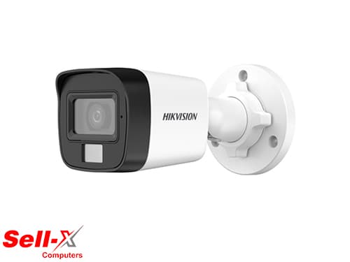 HIKVISION DS-2CE16D0T-LPFS 2MP Smart Hybrid Light Audio Fixed Mini Bullet Camera