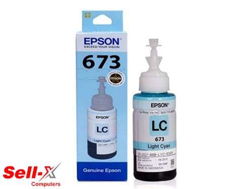 EPSON 673 LIGHT CYAN INK BOTTLE