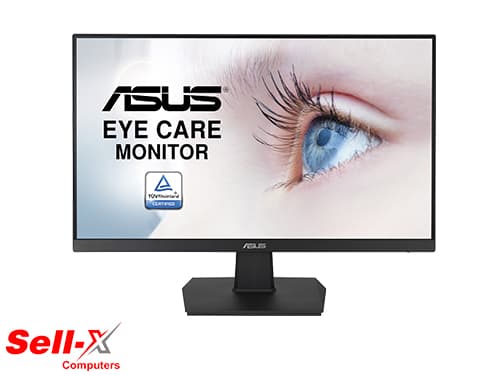 ASUS VA24ECE Eye Care Monitor 24 Inch 23.8 Inch Viewable Full HD IPS Frameless USB-C 75Hz