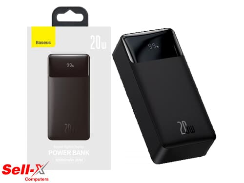 BASEUS BIPOW DIGITAL DISPLAY POWER BANK 30000MAH 20W BLACK
