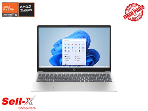 HP 15-fc0146dx Ryzen 5 7520U 8GB RAM 512GB SSD 15.6-inch FHD Touch Laptop Windows 11