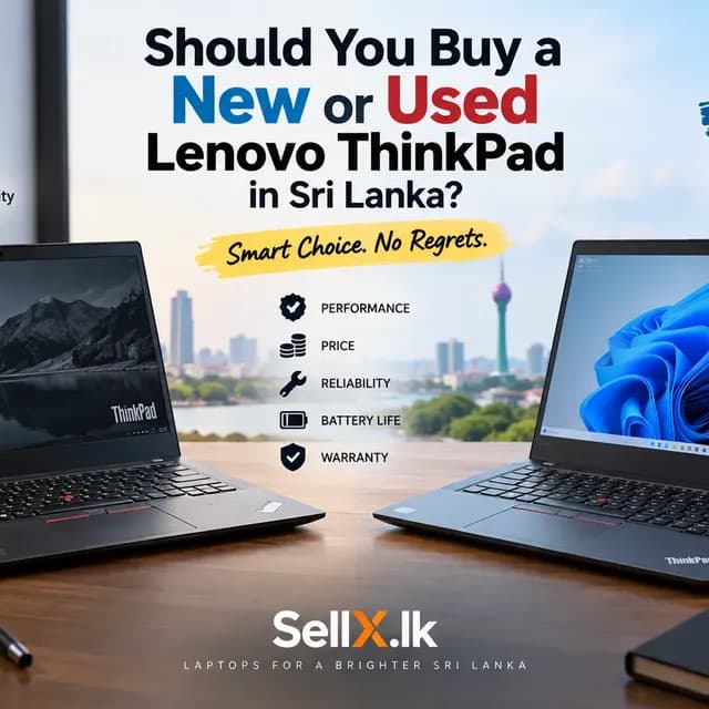 Should You Buy a New or Used Lenovo ThinkPad in Sri Lanka?