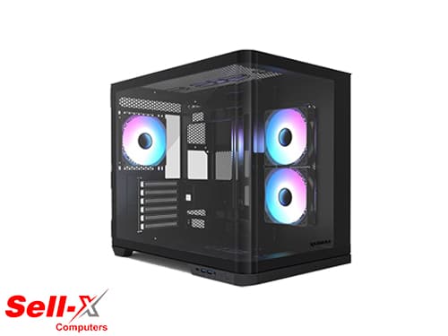 Raidmax Infinita i630 ARGB Panoramic Curved Glass Mid Tower Case I630RBF