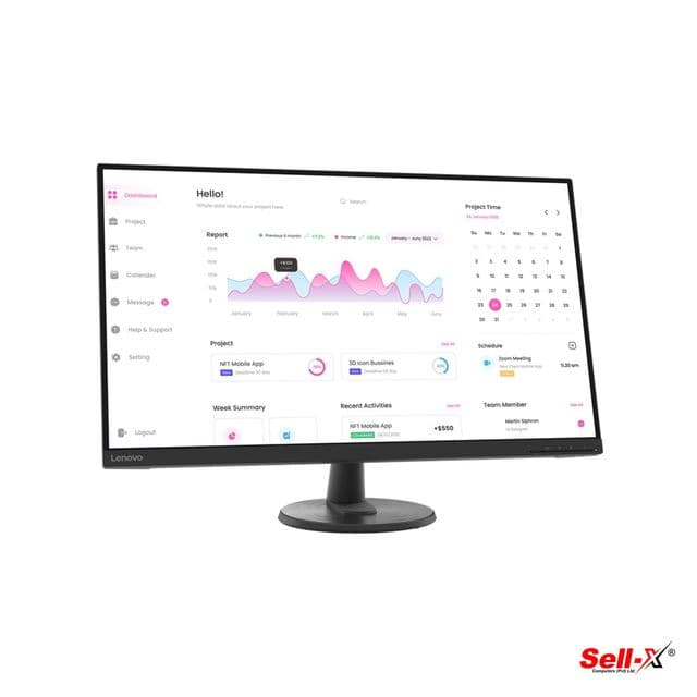 Lenovo D32-40 FHD 75hz Monitor 31.5 inch VA Panel