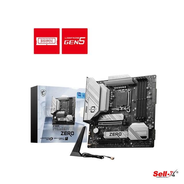 MSI B760M PROJECT ZERO DDR5 Motherboard