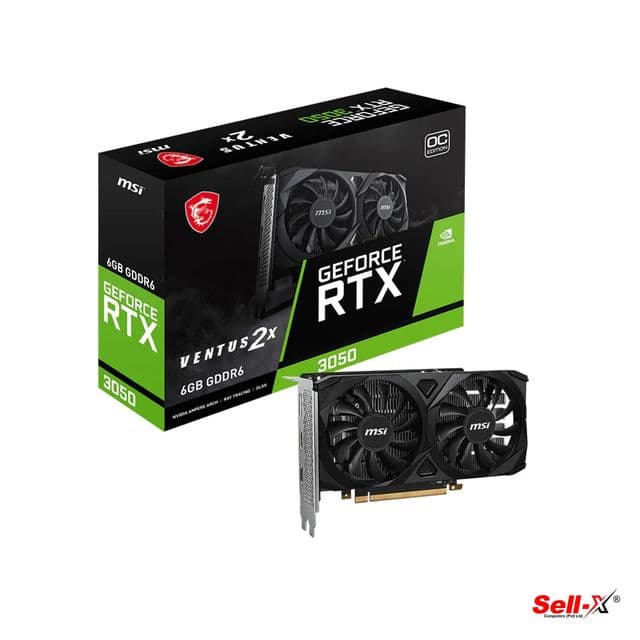 MSI GEFORCE RTX 3050 VENTUS 2X 6G OC
