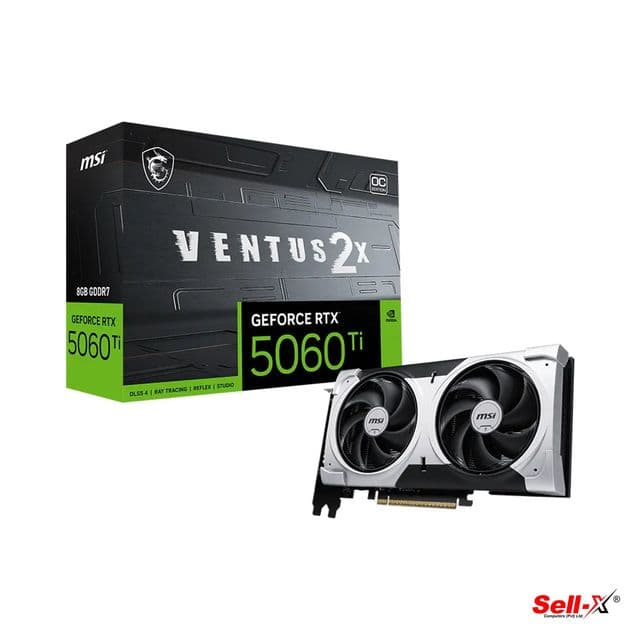 MSI GEFORCE RTX™ 5060 TI 8G VENTUS 2X OC PLUS