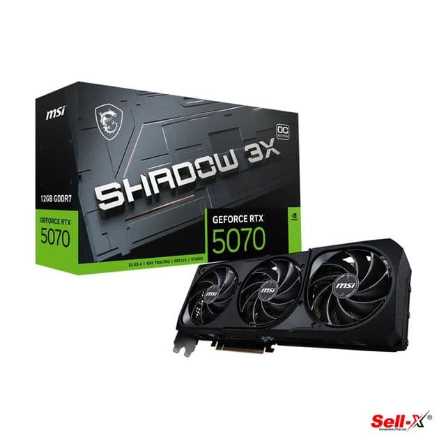 MSI GEFORCE RTX 5070 12G SHADOW 3X OC
