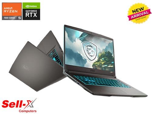 MSI Thin A15 B7VE Ryzen 5 7535HS 16GB RAM 512GB SSD 15.6-inch Full HD RTX 4050 Laptop