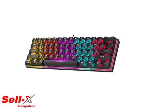 ARMAGGEDDON MKA-1C NEO WHITE / BLACK Mechanical Keyboard