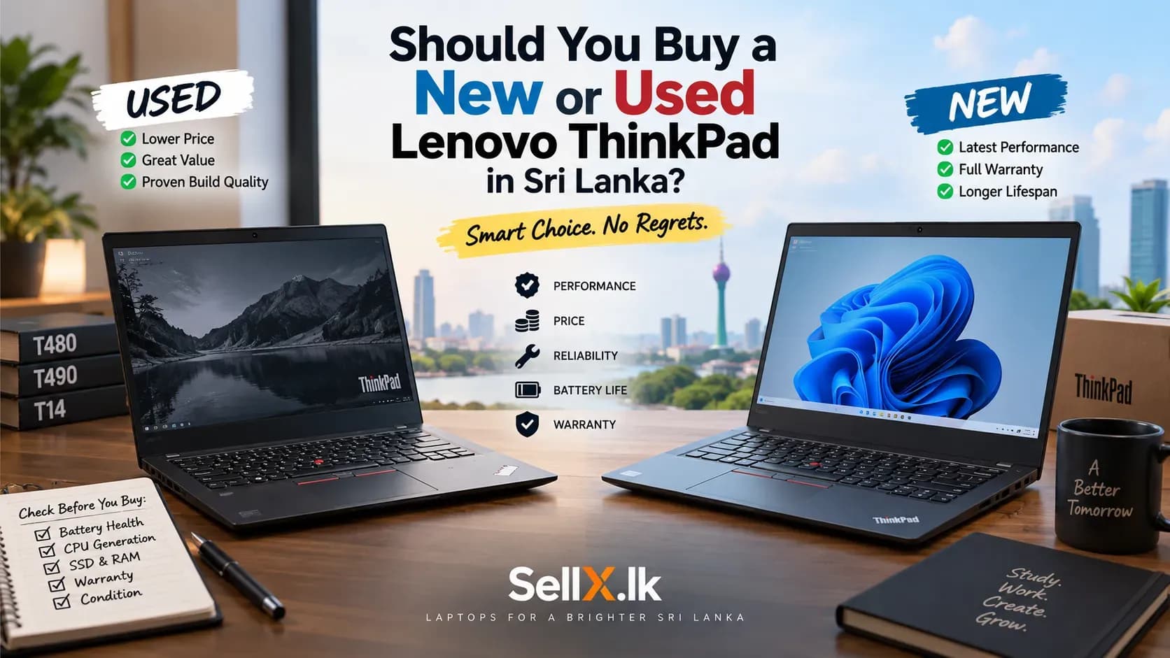 Should You Buy a New or Used Lenovo ThinkPad in Sri Lanka?