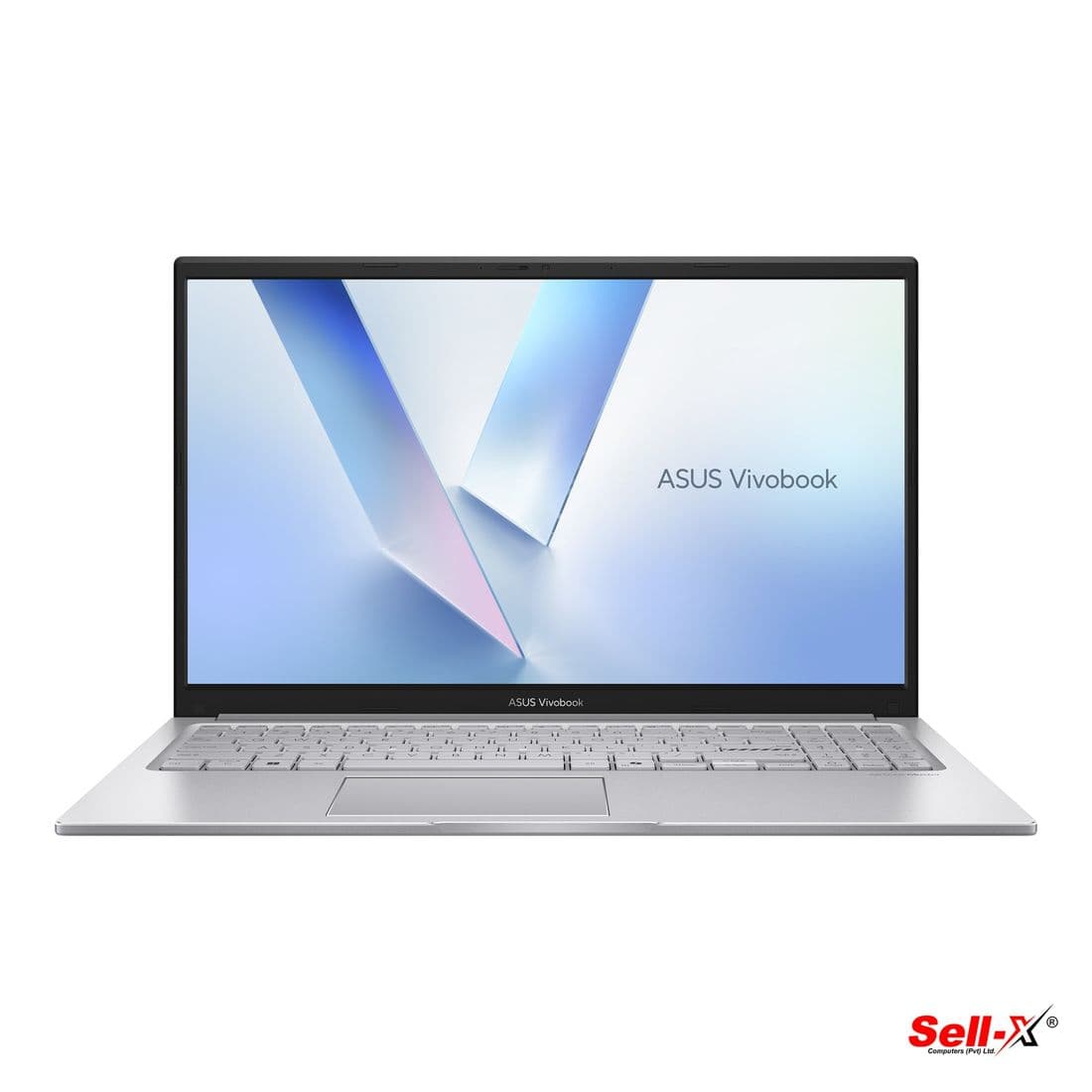 ASUS Vivobook 15 X1504MA Core 5 front view, Cool Silver