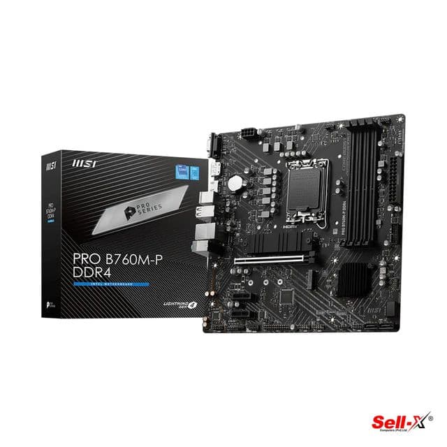 MSI PRO B760M-P DDR4 Micro ATX Motherboard
