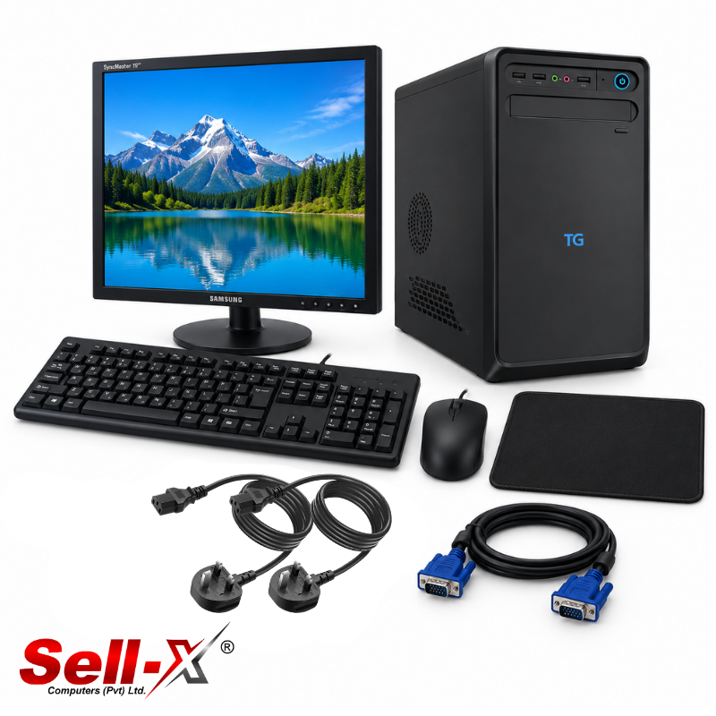 TG Used Core i5 6th Gen Desktop with 17 Inch LCD Monitor