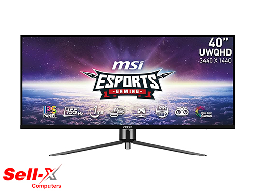 MSI MAG401QR 40 UWQHD IPS 155Hz Gaming Monitor
