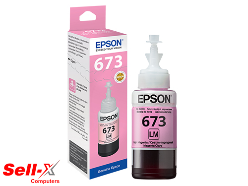 EPSON 673 LIGHT MAGENTA INK BOTTLE