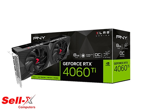 PNY GEFORCE RTX 4060 TI 8GB VERTO OVERCLOCKED DUAL FAN
