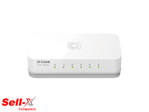DLINK DES1005C 5-Port 10/100 Mbps Unmanaged Desktop Switch