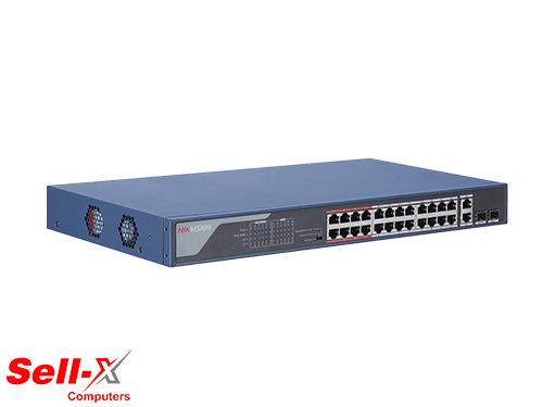 HIKVISION DS-3E0326P-E/M'B' 24 Port Fast Ethernet Unmanaged PoE Switch