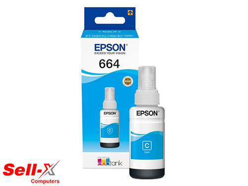 EPSON 664 CYAN INK BOTTLE