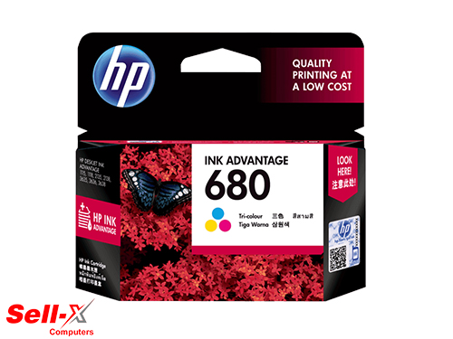 HP 680 Tri-Color Original Ink Advantage Cartridge
