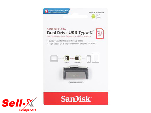 SANDISK ULTRA DUAL DRIVE USB TYPE-C 128GB