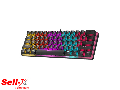 ARMAGGEDDON MKA-1C NEO WHITE / BLACK Mechanical Keyboard