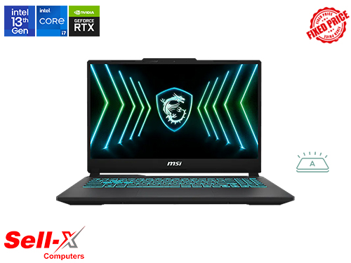 MSI Cyborg 15 Black Edition A13UDX Intel Core i7-13620H 16GB RAM 512GB SSD RTX 3050 15.6-inch FHD Laptop