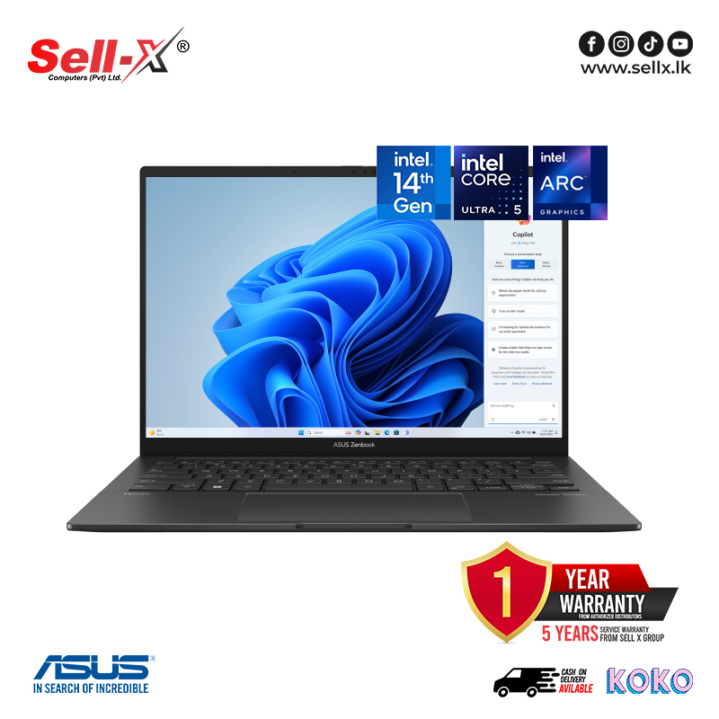 ASUS ZENBOOK 14 OLED Q415MA CORE ULTRA 5